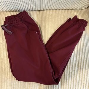 Jaanuu Neo Classic Scrub Jogger Pant - Burgundy | S